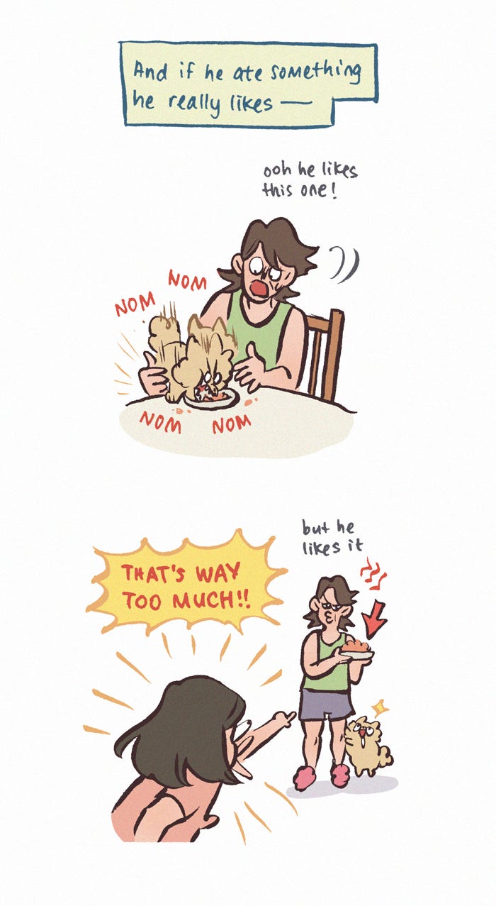 My Giant Nerd Boyfriend 1247: Grandma's Love page 8 - 