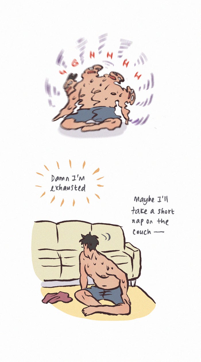 My Giant Nerd Boyfriend 1249: Sleepy page 7 - 