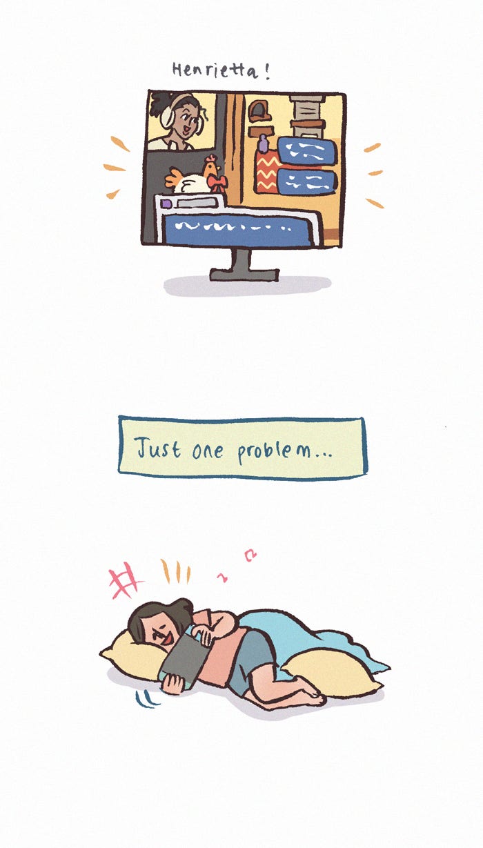My Giant Nerd Boyfriend 1260: Cozy Games page 8 - 