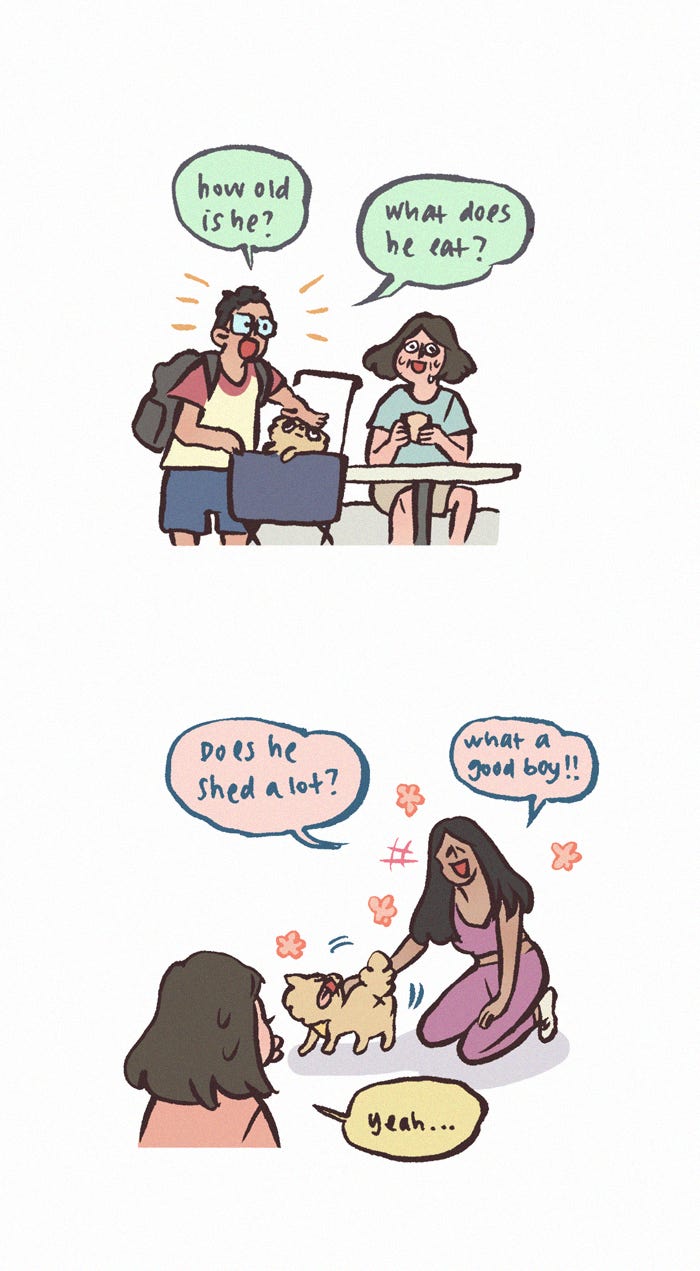 My Giant Nerd Boyfriend 1268: Small Talk page 5 - 