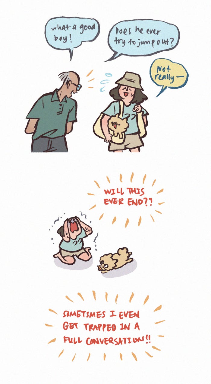 My Giant Nerd Boyfriend 1268: Small Talk page 6 - 