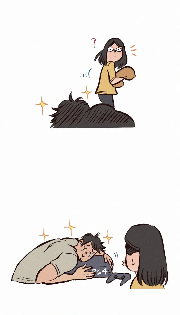Read My Giant Nerd Boyfriend chapter 154 image 3 on Lezhin