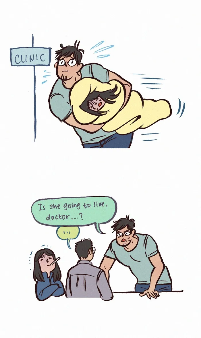 Read My Giant Nerd Boyfriend chapter 155 image 3 on Lezhin