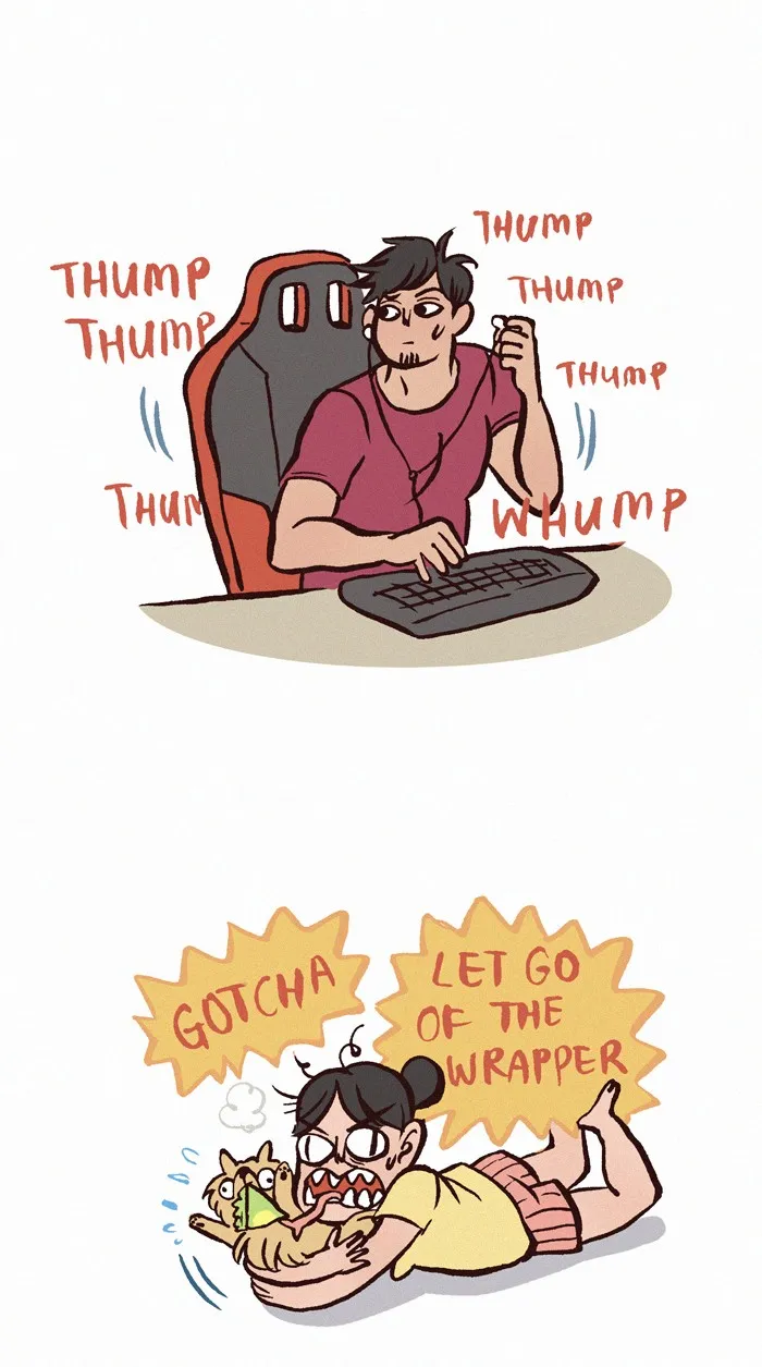 Read My Giant Nerd Boyfriend chapter 210 image 4 on Lezhin