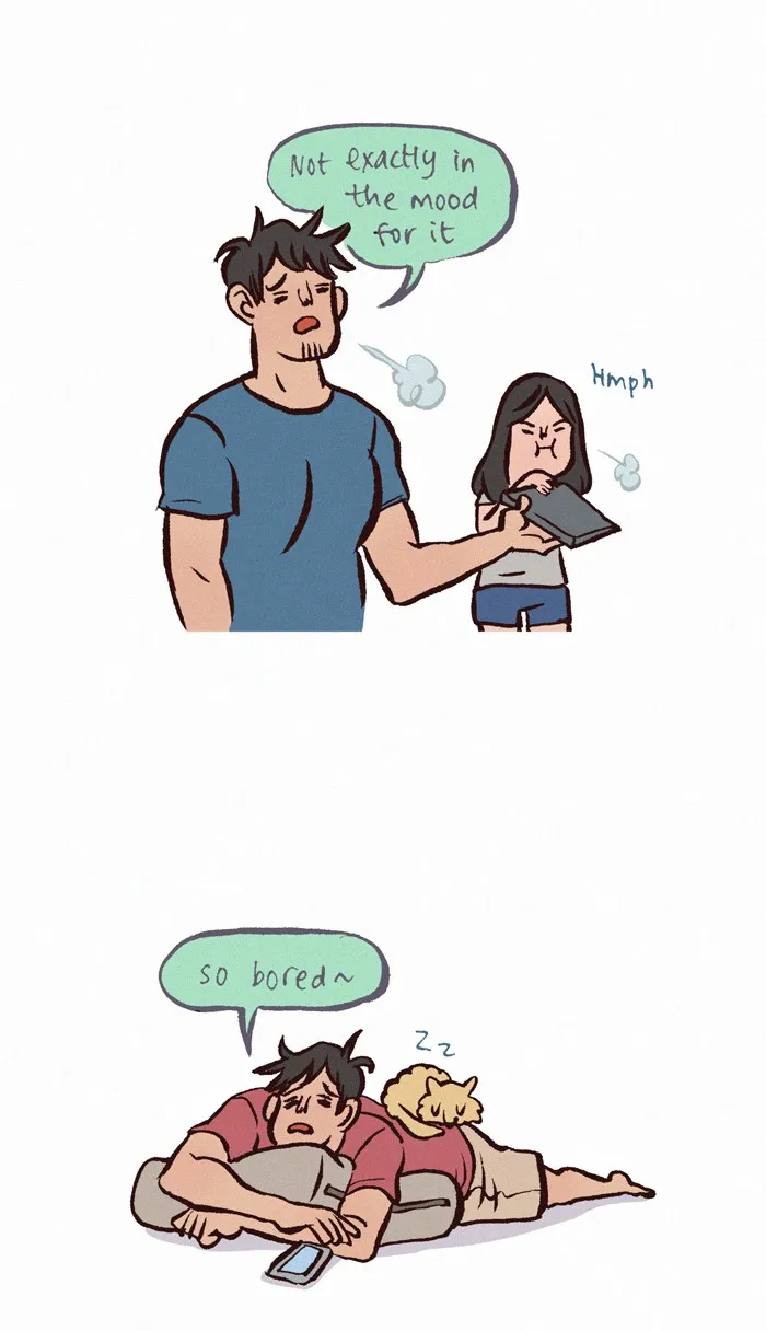 Read My Giant Nerd Boyfriend chapter 252 image 3 on Lezhin