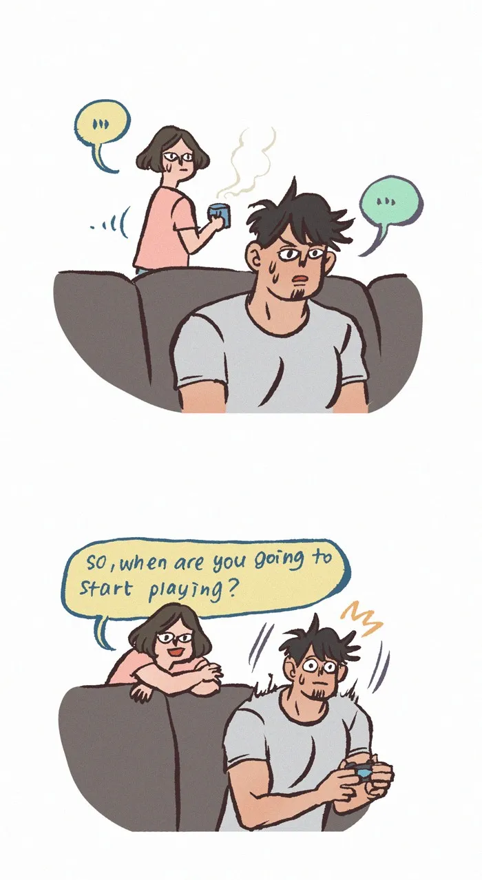 Read My Giant Nerd Boyfriend chapter 424 image 2 on Lezhin