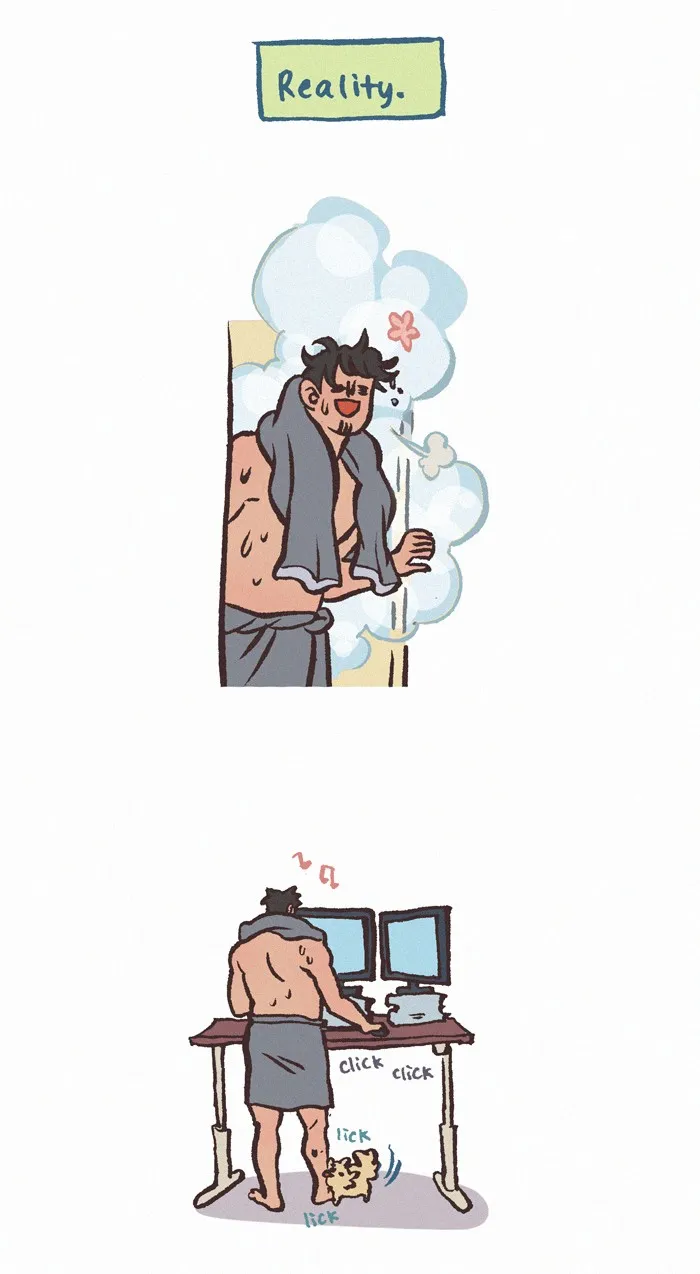 Read My Giant Nerd Boyfriend chapter 477 image 5 on Lezhin