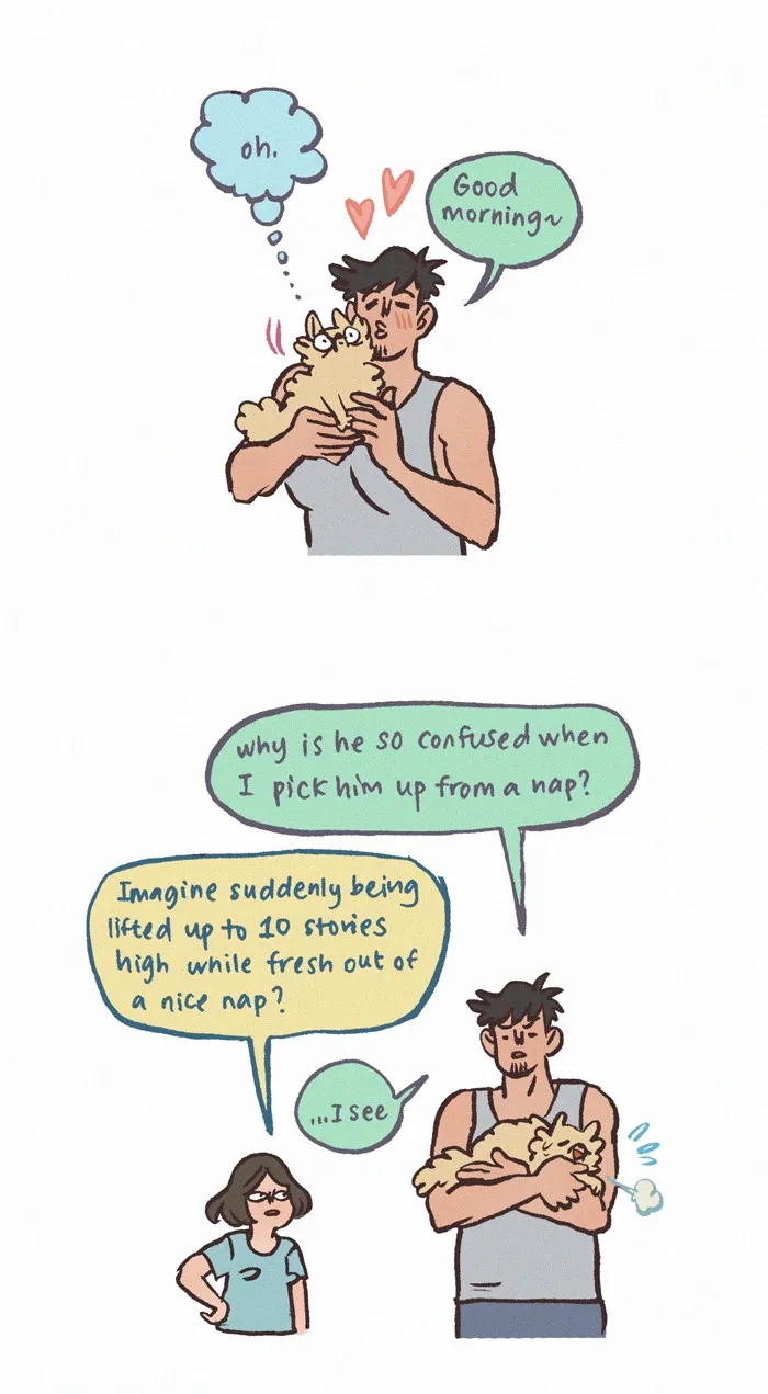 Read My Giant Nerd Boyfriend chapter 488 image 8 on Lezhin
