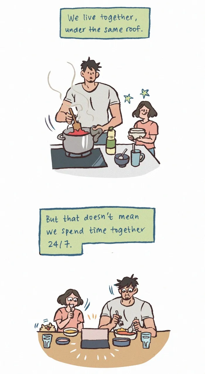 Read My Giant Nerd Boyfriend chapter 552 image 1 on Lezhin