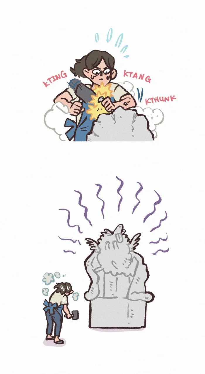 Read My Giant Nerd Boyfriend chapter 563 image 5 on Lezhin