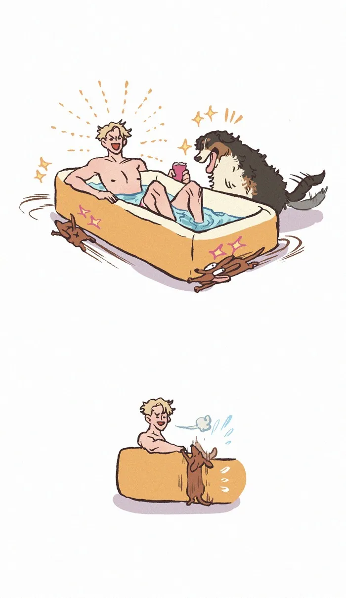 Read My Giant Nerd Boyfriend chapter 583 image 3 on Lezhin