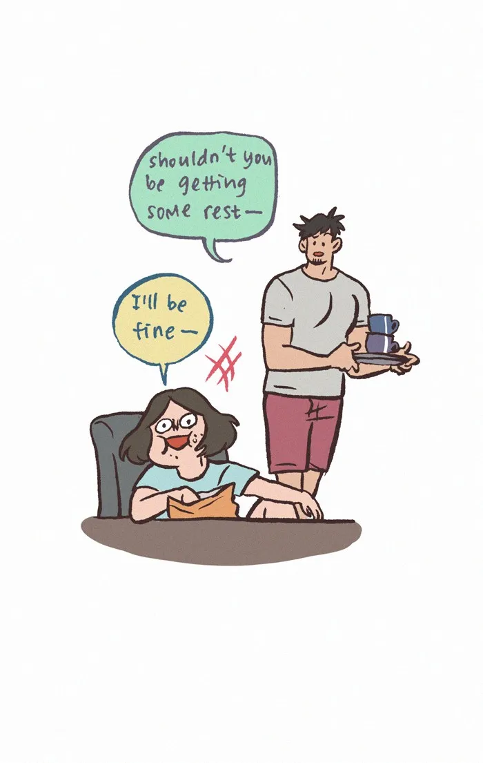 Read My Giant Nerd Boyfriend chapter 596 image 6 on Lezhin