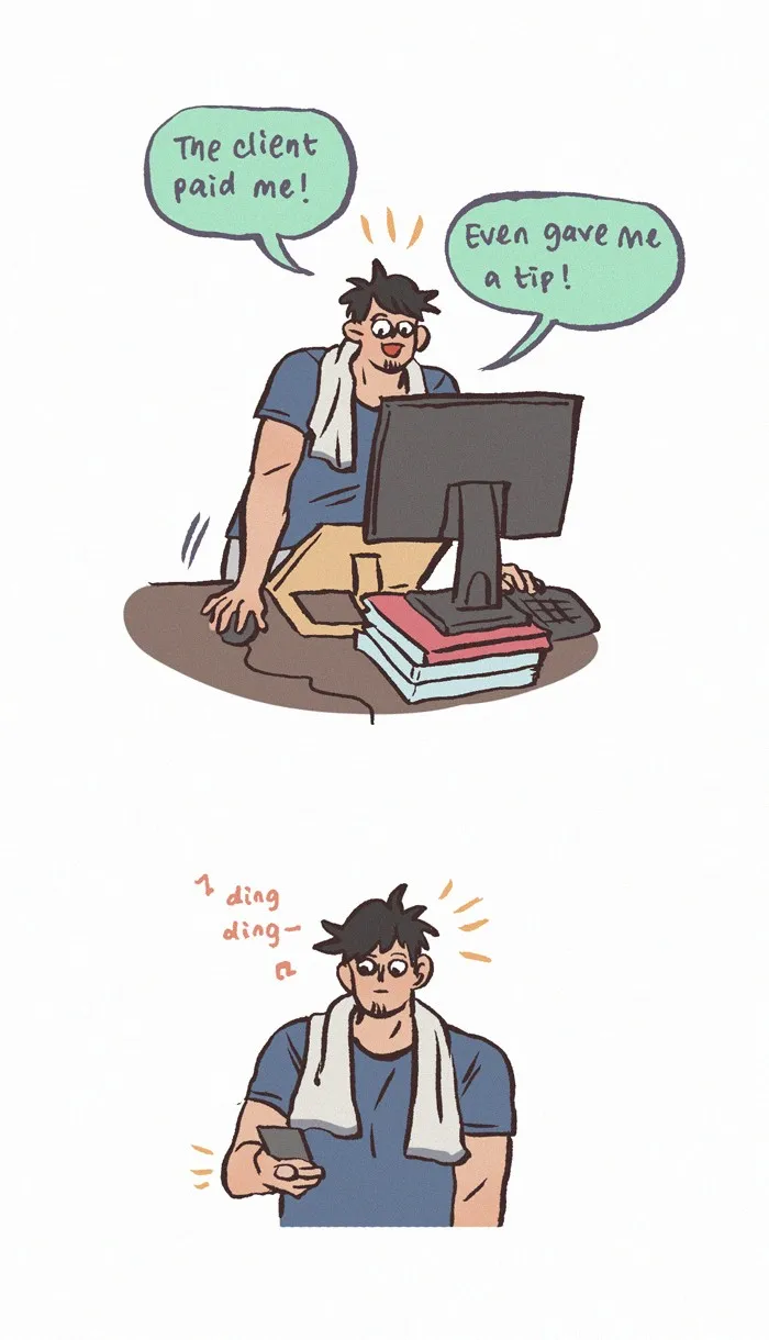 Read My Giant Nerd Boyfriend chapter 607 image 3 on Lezhin