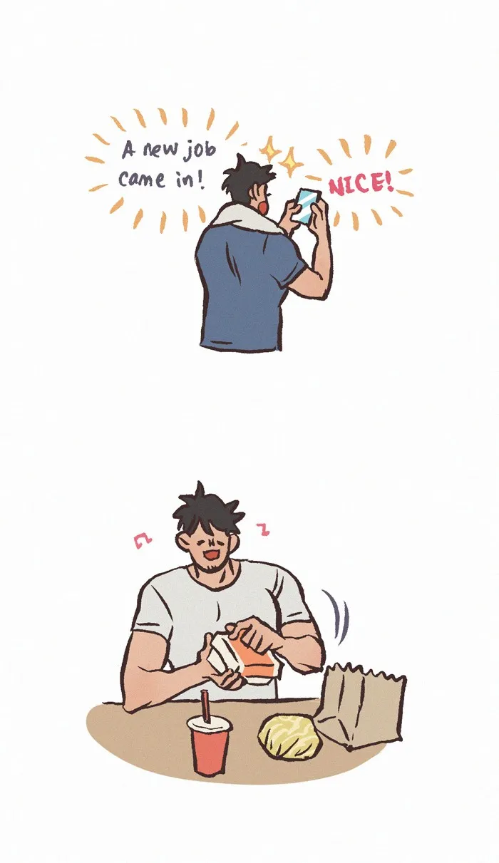 Read My Giant Nerd Boyfriend chapter 607 image 4 on Lezhin