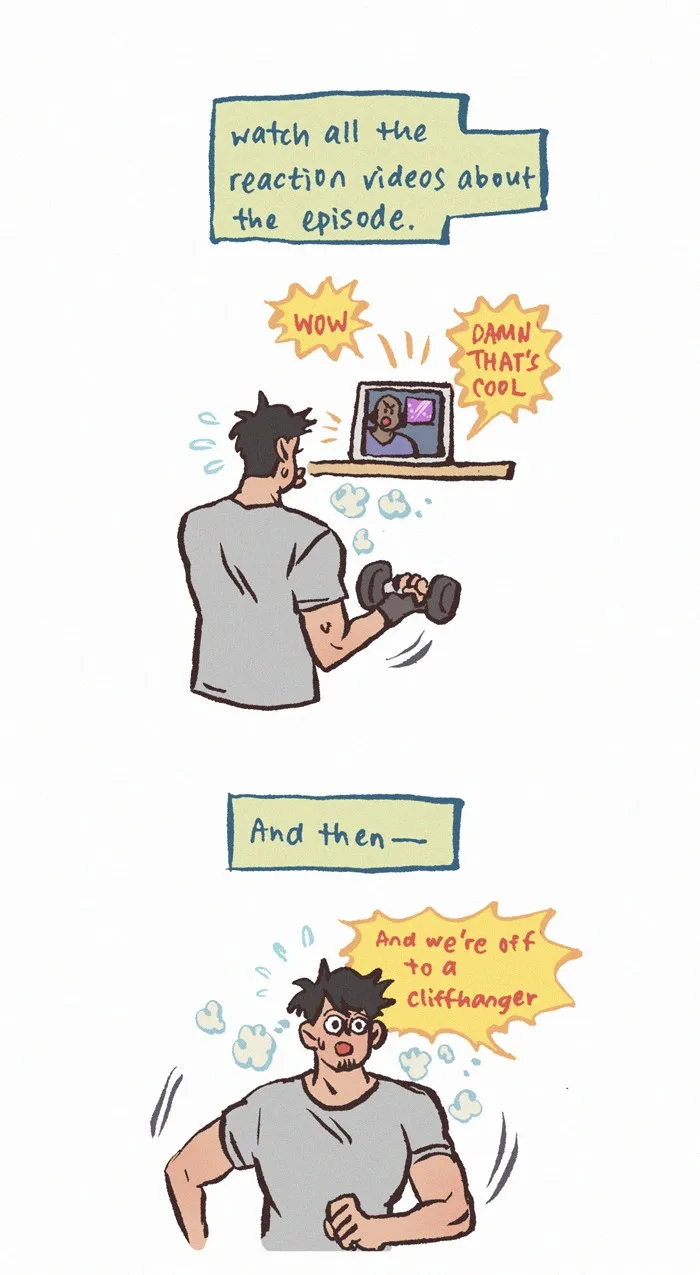 Read My Giant Nerd Boyfriend chapter 663 image 4 on Lezhin
