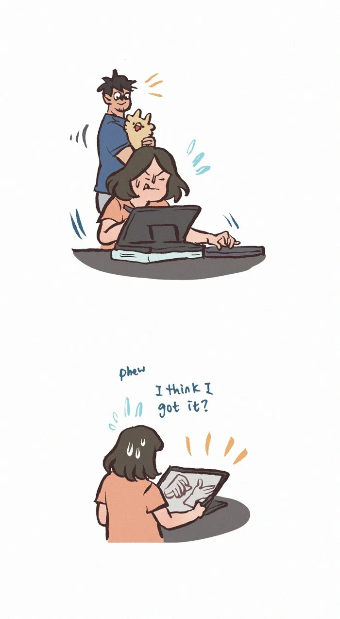 Read My Giant Nerd Boyfriend chapter 688 image 2 on Lezhin