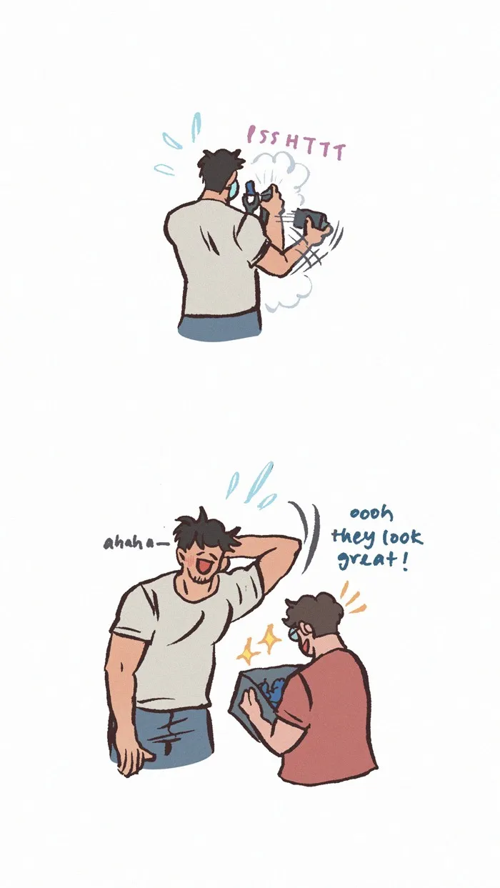 Read My Giant Nerd Boyfriend chapter 792 image 6 on Lezhin