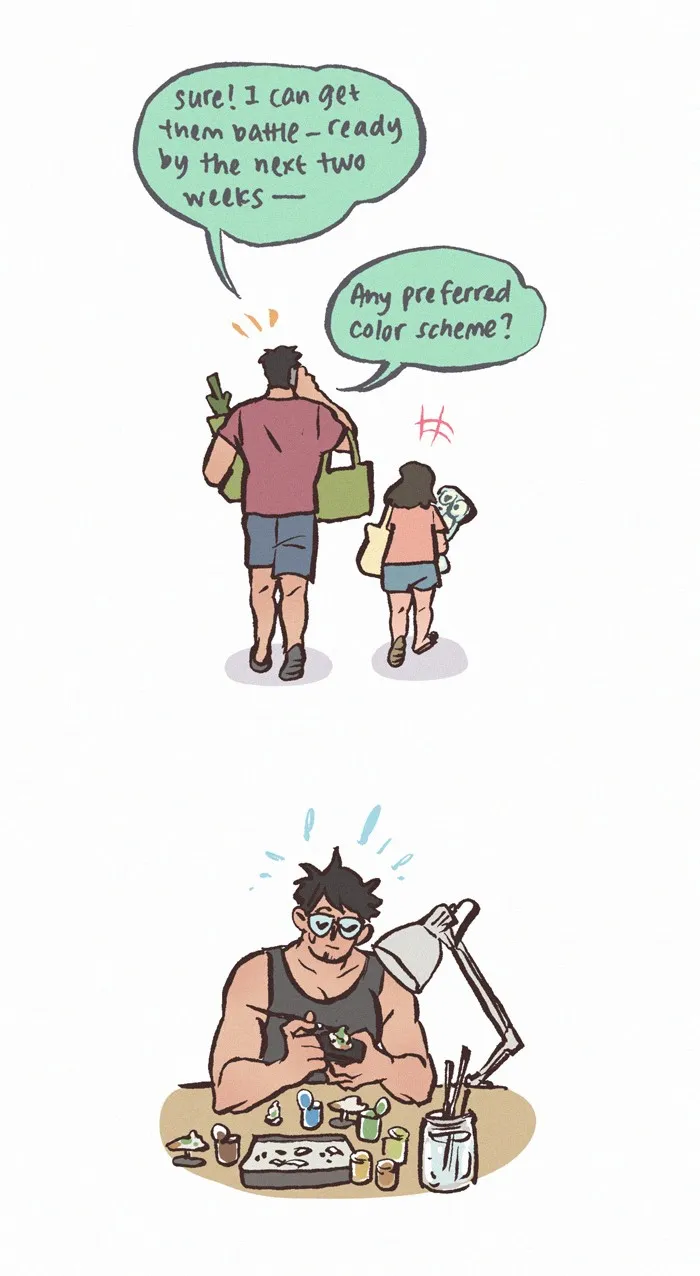 Read My Giant Nerd Boyfriend chapter 819 image 2 on Lezhin