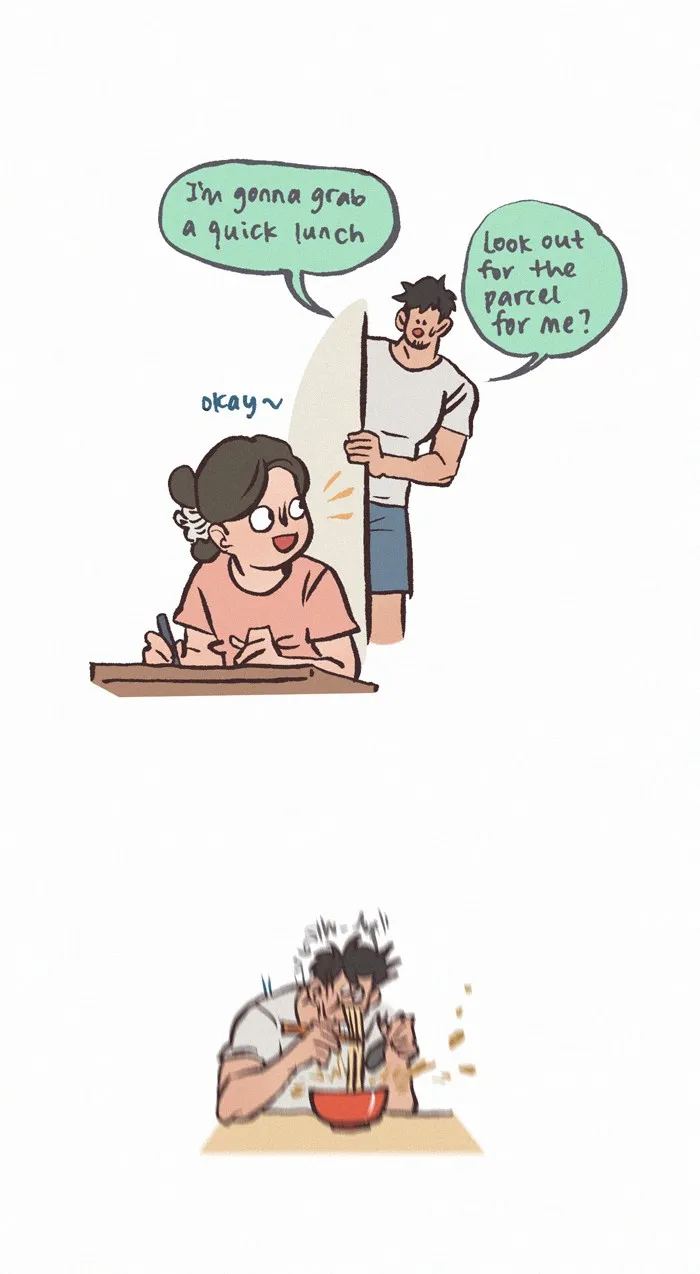 Read My Giant Nerd Boyfriend chapter 821 image 5 on Lezhin