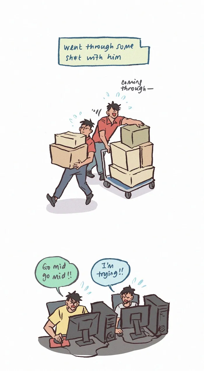 Read My Giant Nerd Boyfriend chapter 892 image 2 on Lezhin