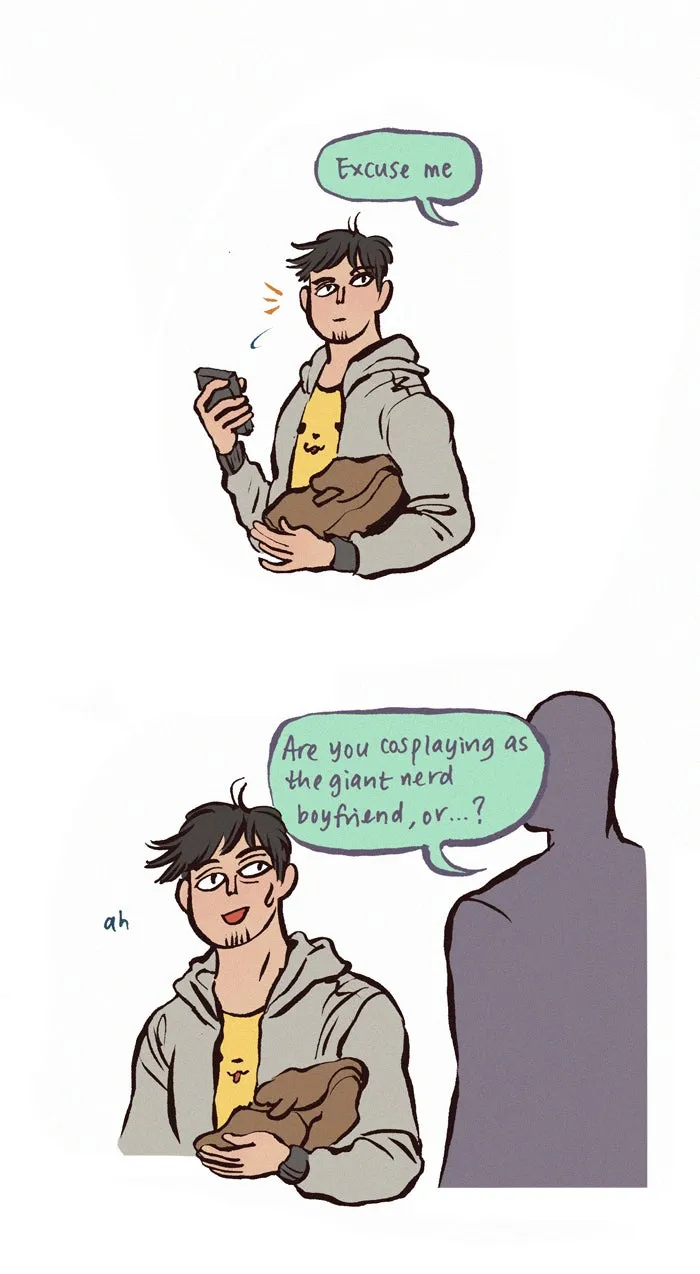 Read My Giant Nerd Boyfriend chapter 91 image 2 on Lezhin
