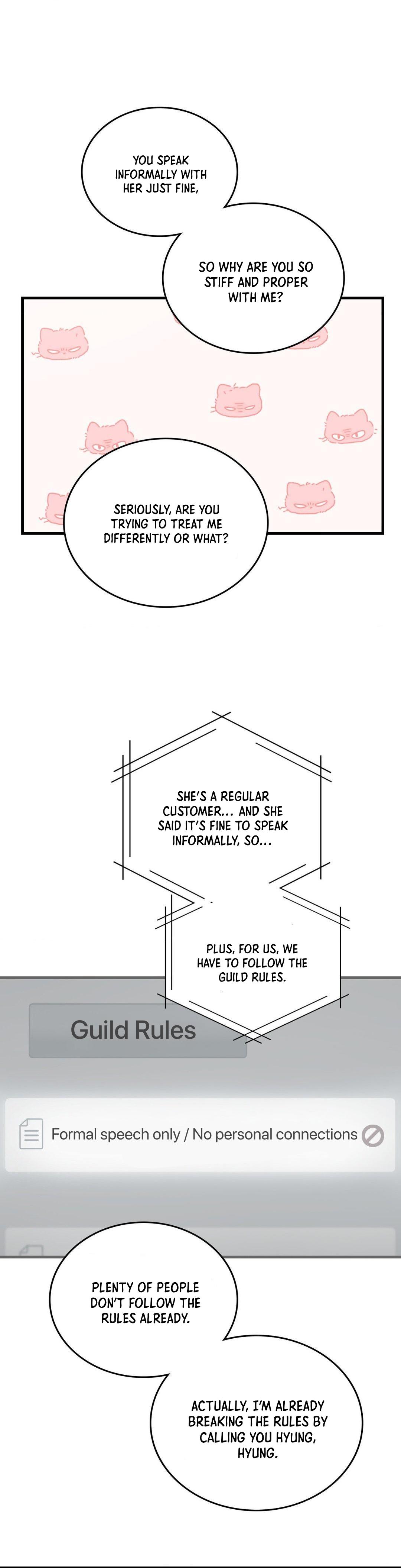 Read My Guildmate Next Door chapter 104.1 image 34 on Lezhin