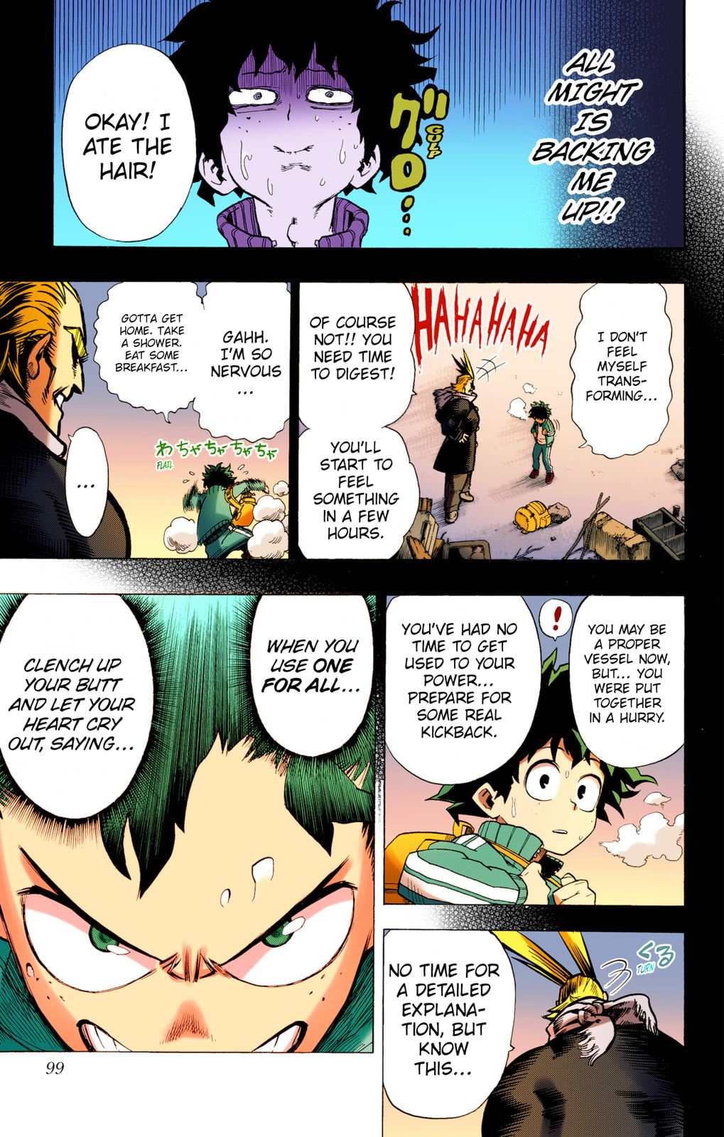 Read My Hero Academia (Colored) chapter 3 image 12 on Lezhin
