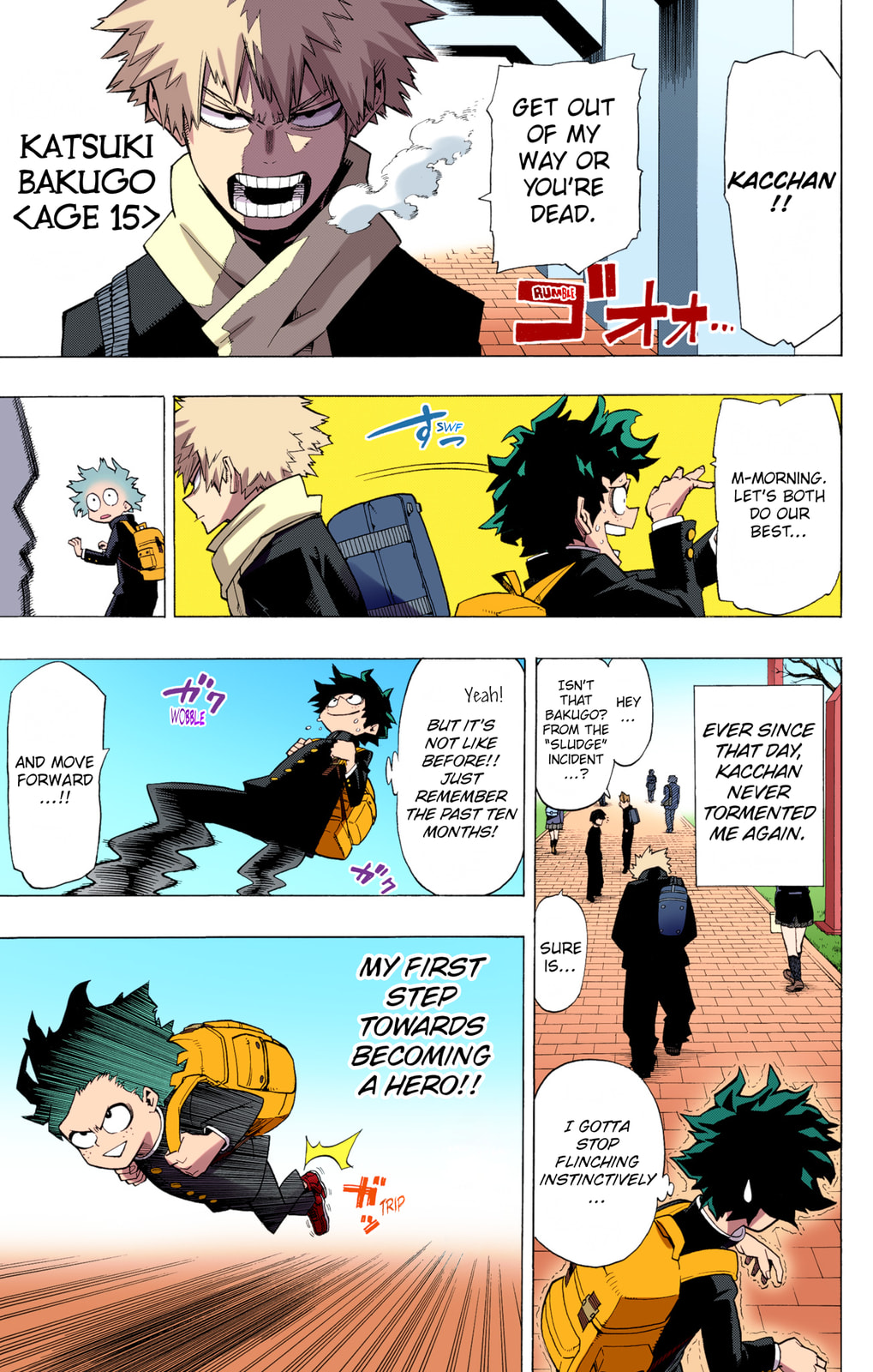 Read My Hero Academia (Colored) chapter 3 image 2 on Lezhin