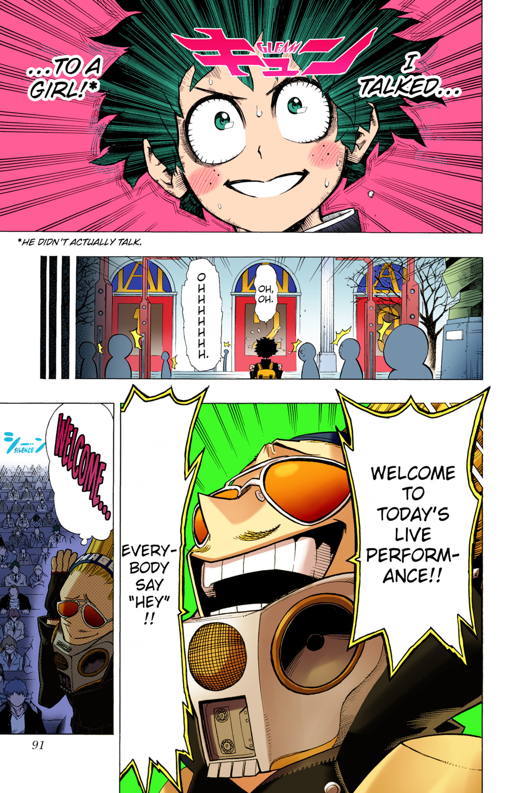 Read My Hero Academia (Colored) chapter 3 image 4 on Lezhin