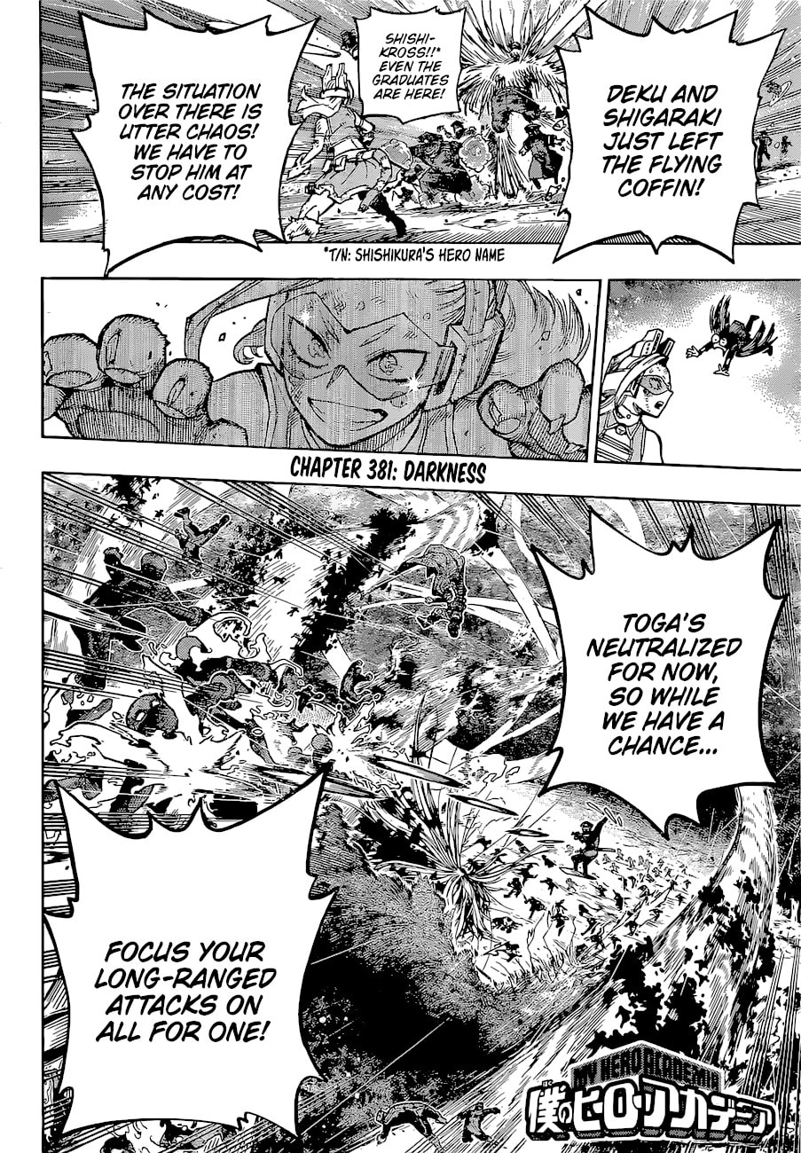 Read My Hero Academia (Colored) chapter 381 image 2 on Lezhin