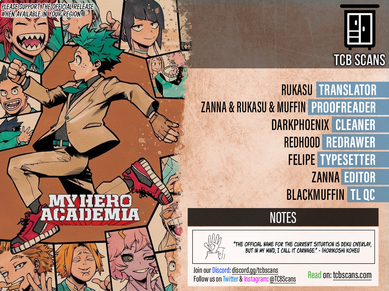 Read My Hero Academia (Colored) chapter 415 image 1 on Lezhin