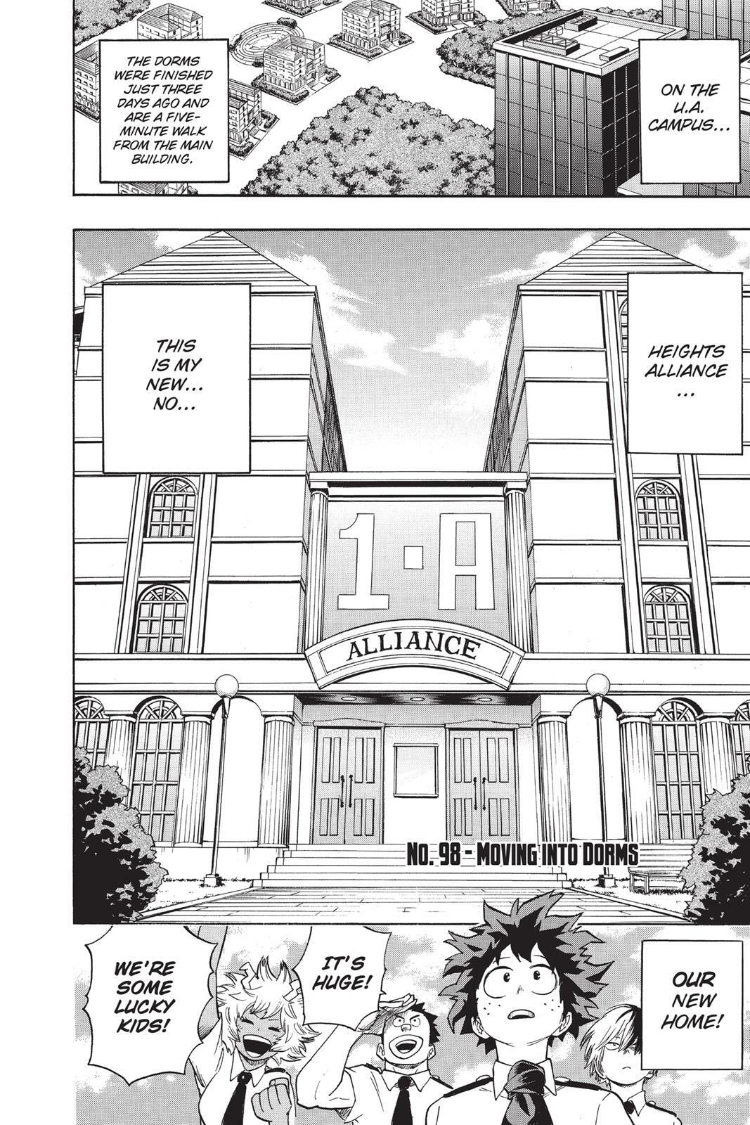 Read My Hero Academia (Colored) chapter 98 image 1 on Lezhin