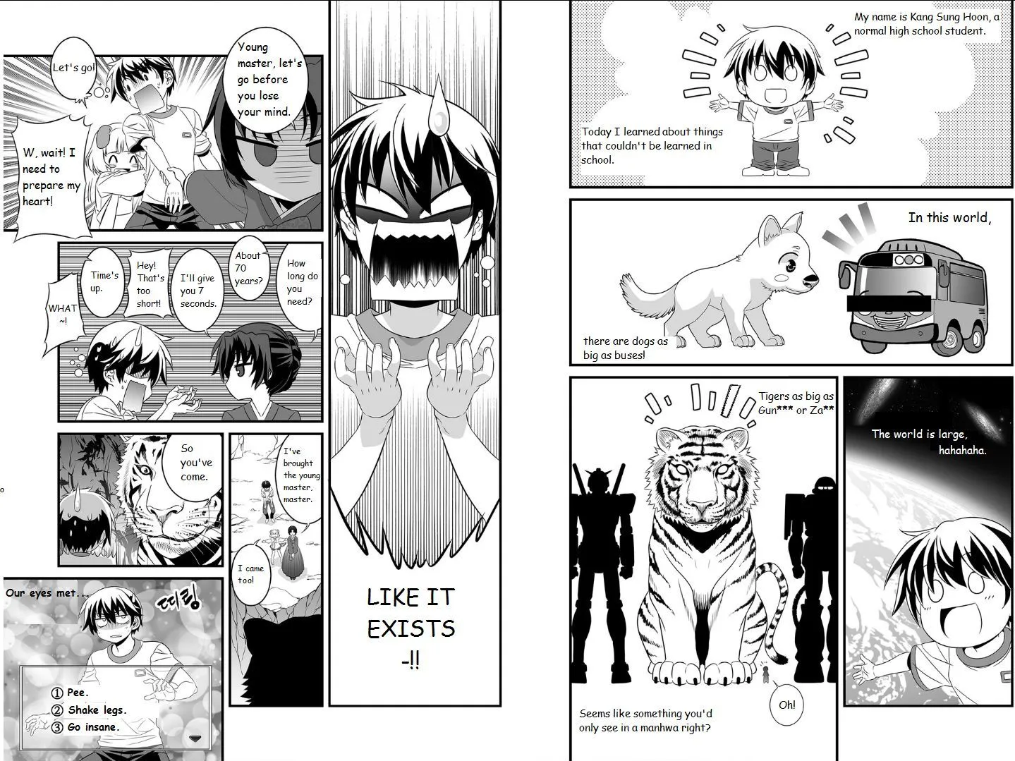 Read My Love Tiger chapter 1.1 image 2 on Lezhin