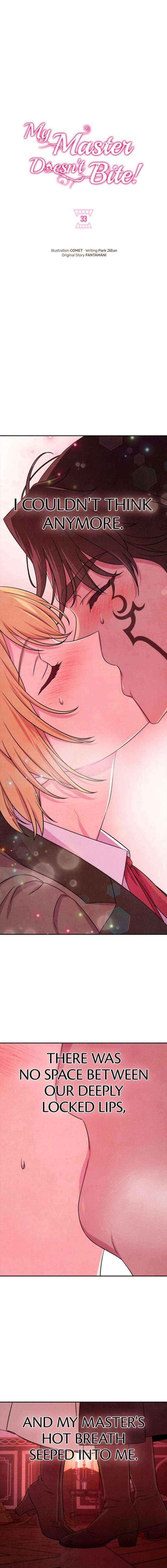 Read My Master Doesn’t Bite People chapter 33 image 1 on Lezhin