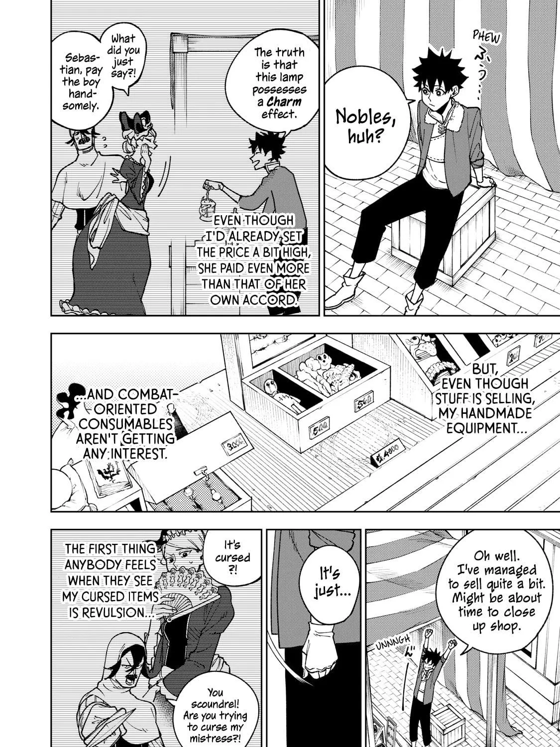 My S-Rank Party Fired Me for Being a Cursificer ~ I Can Only Make “Cursed Items”, but They're Artifact Class! Chapter 4 page 39 - 