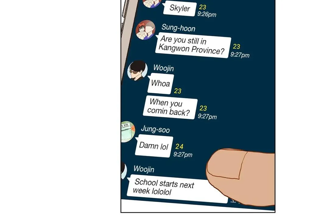 Read My Starry Sky chapter 43 image 38 on Lezhin