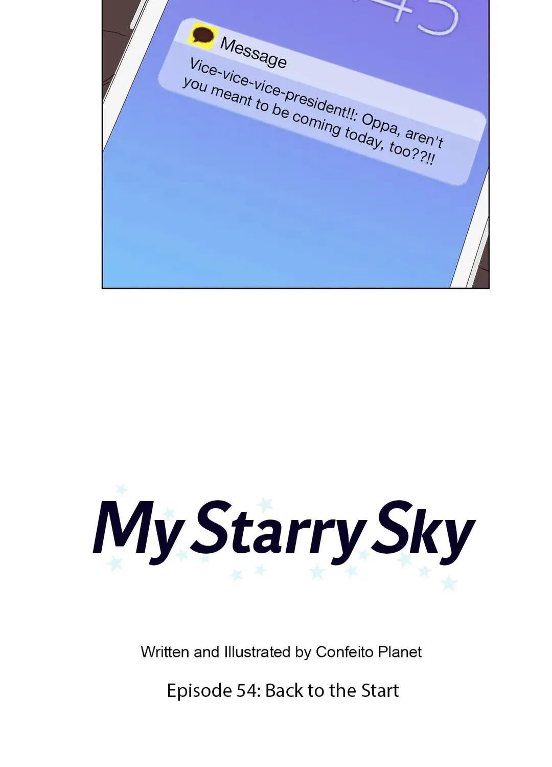Read My Starry Sky chapter 54 image 13 on Lezhin