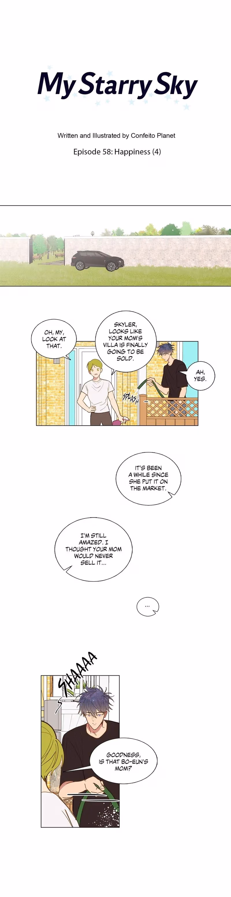 Read My Starry Sky chapter 58 image 2 on Lezhin