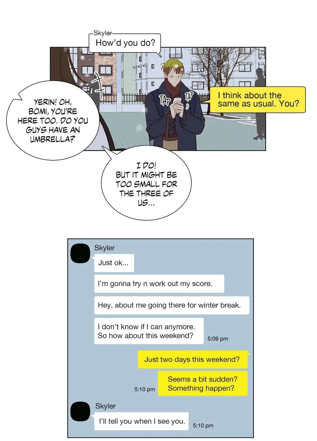 Read My Starry Sky chapter 61 image 3 on Lezhin