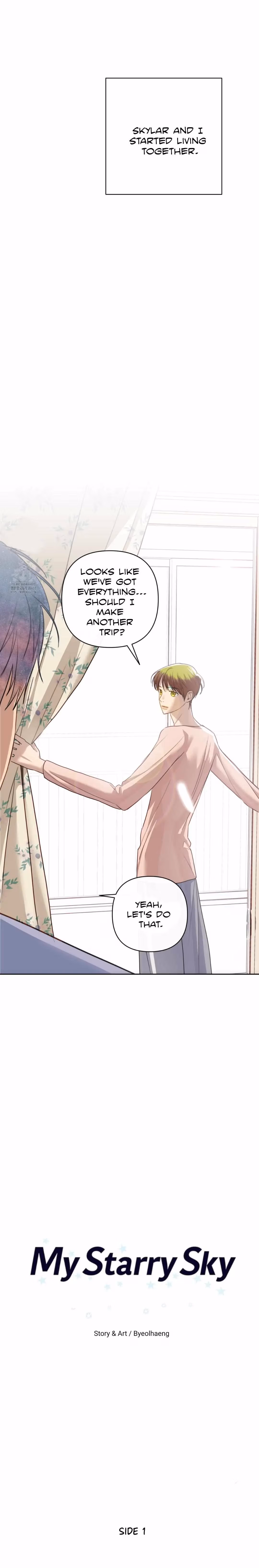Read My Starry Sky chapter 73 image 2 on Lezhin