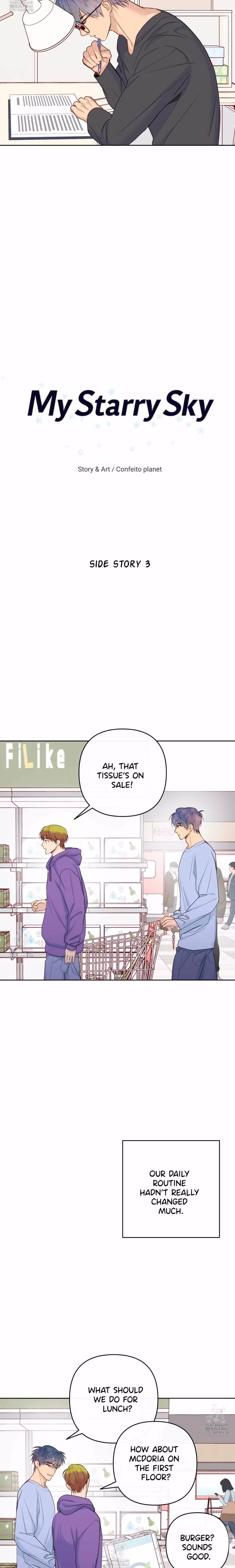 Read My Starry Sky chapter 75 image 8 on Lezhin