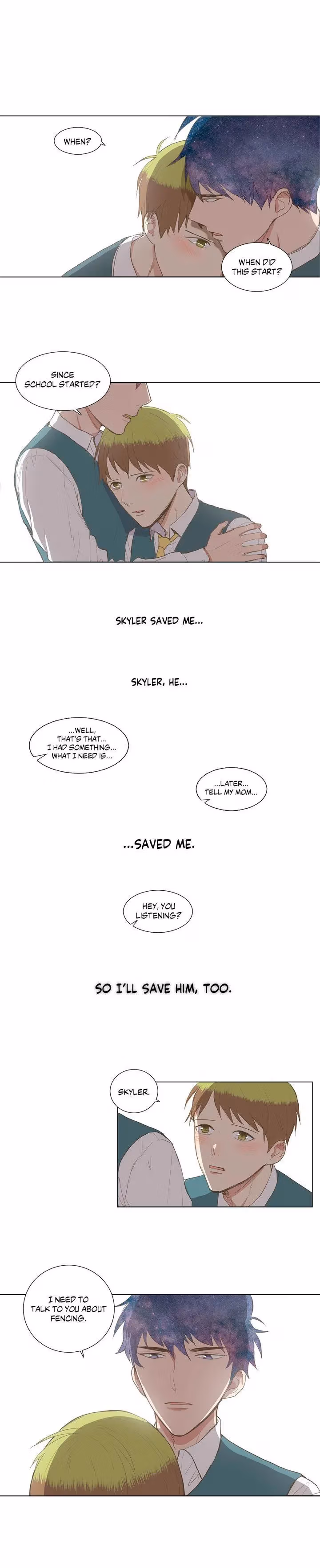 Read My Starry Sky chapter 9 image 1 on Lezhin