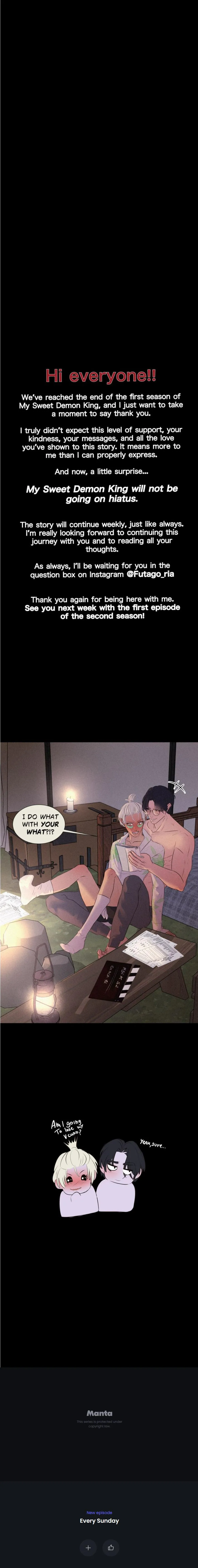 Read My Sweet Demon King chapter 47 image 4 on Lezhin
