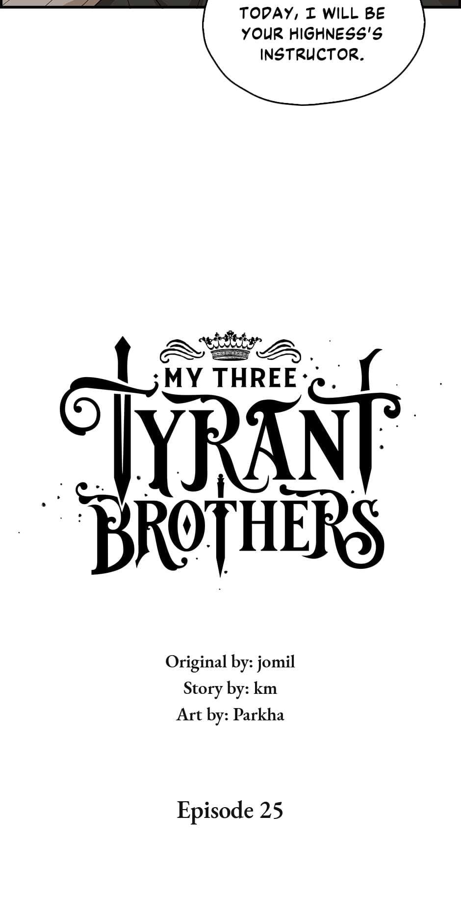 Read My Three Tyrant Brothers chapter 25 image 2 on Lezhin