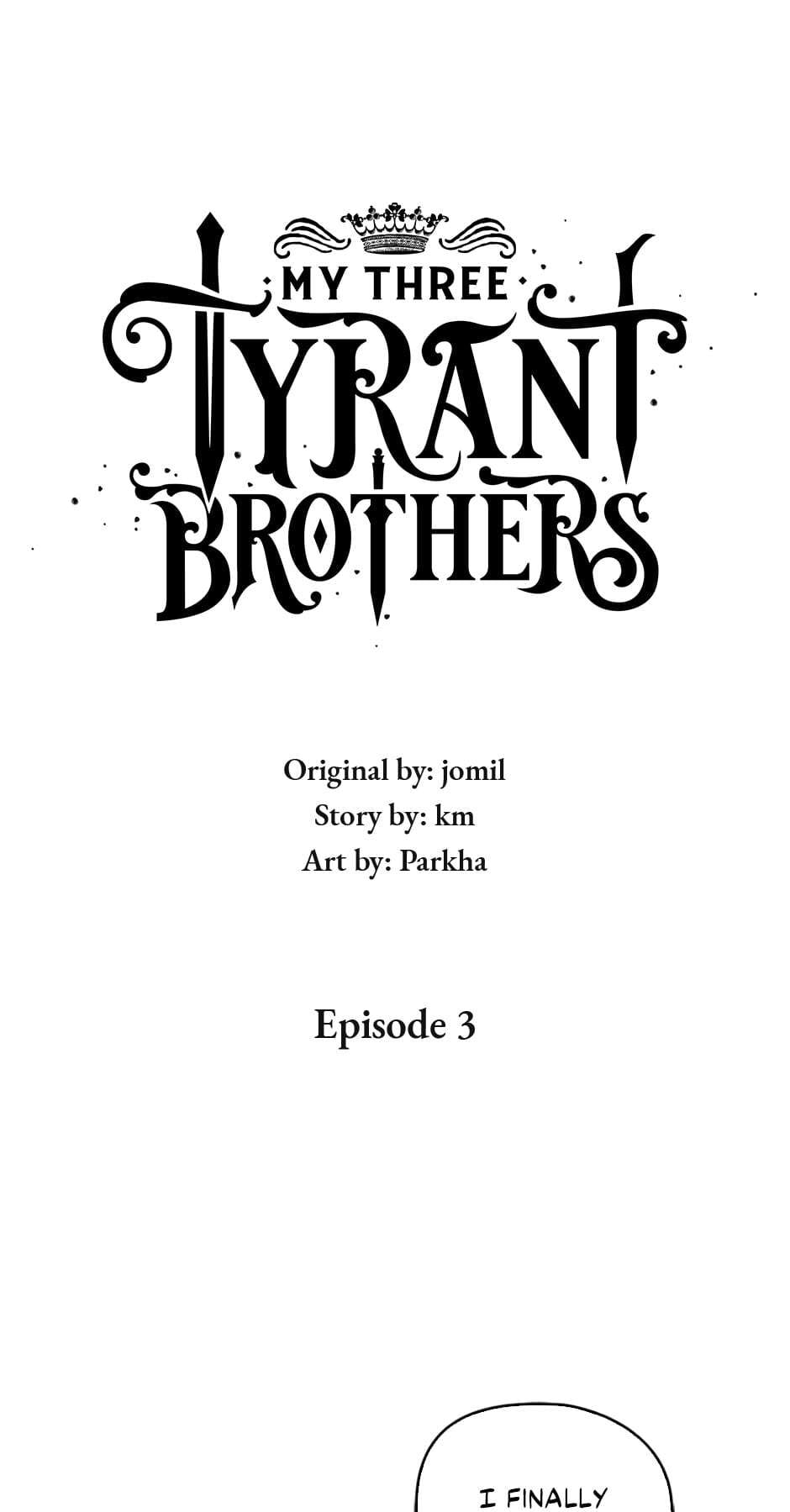 Read My Three Tyrant Brothers chapter 3 image 0 on Lezhin