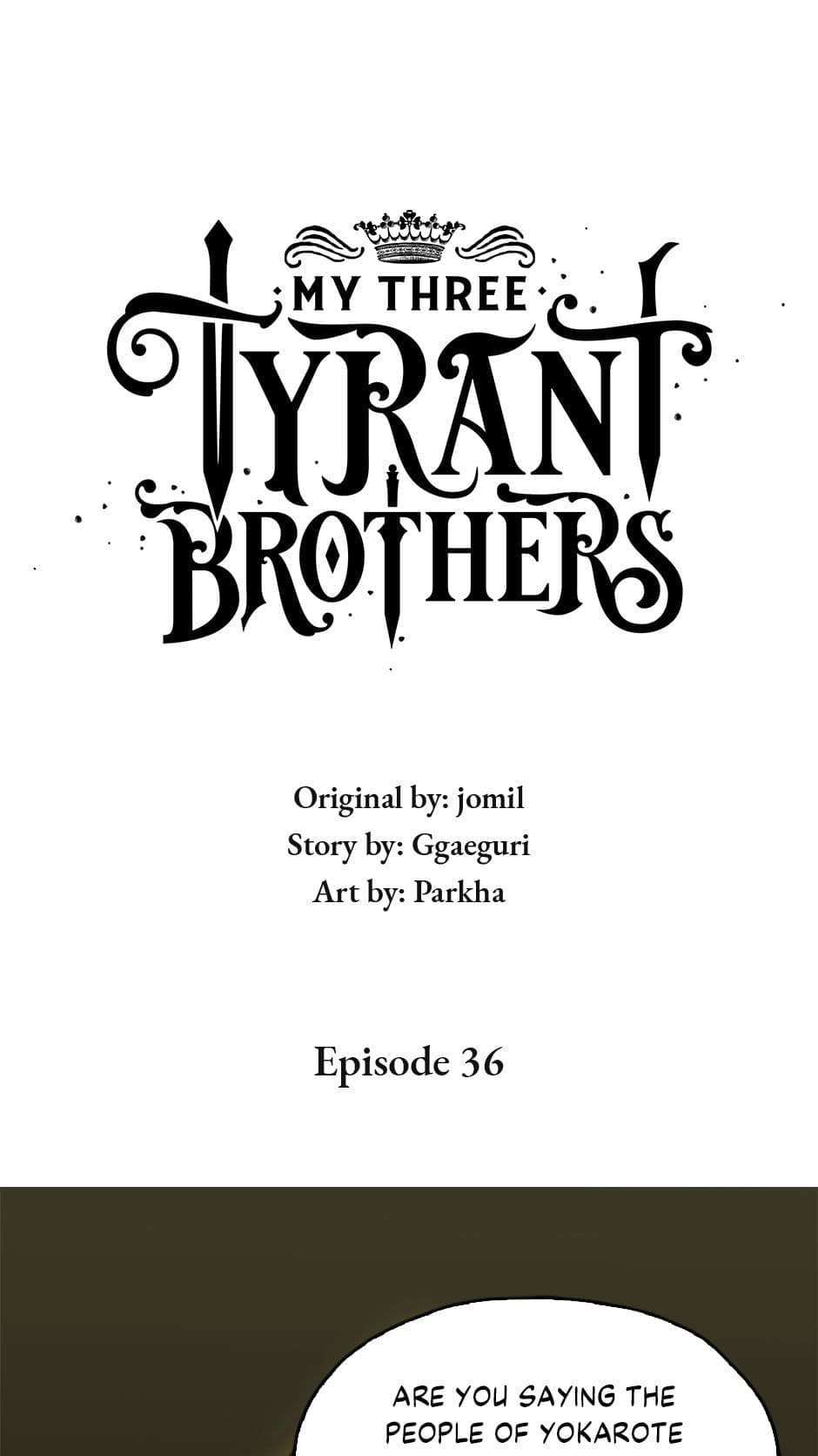 Read My Three Tyrant Brothers chapter 36 image 0 on Lezhin