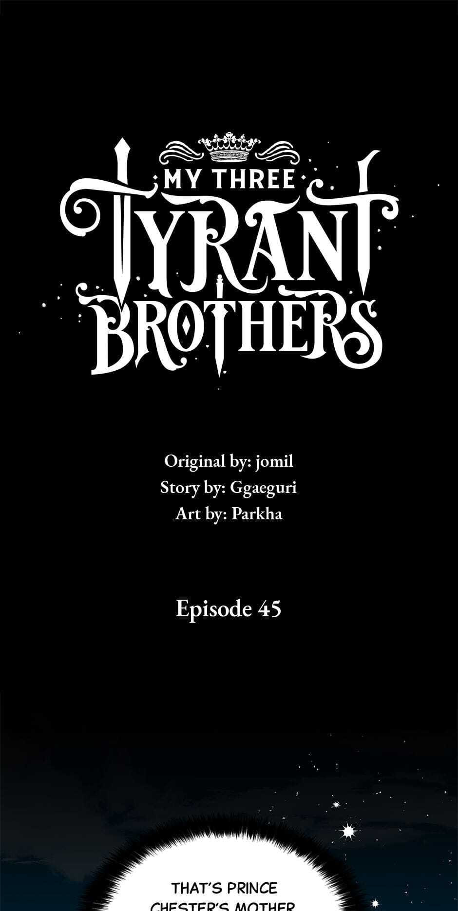 Read My Three Tyrant Brothers chapter 45 image 0 on Lezhin
