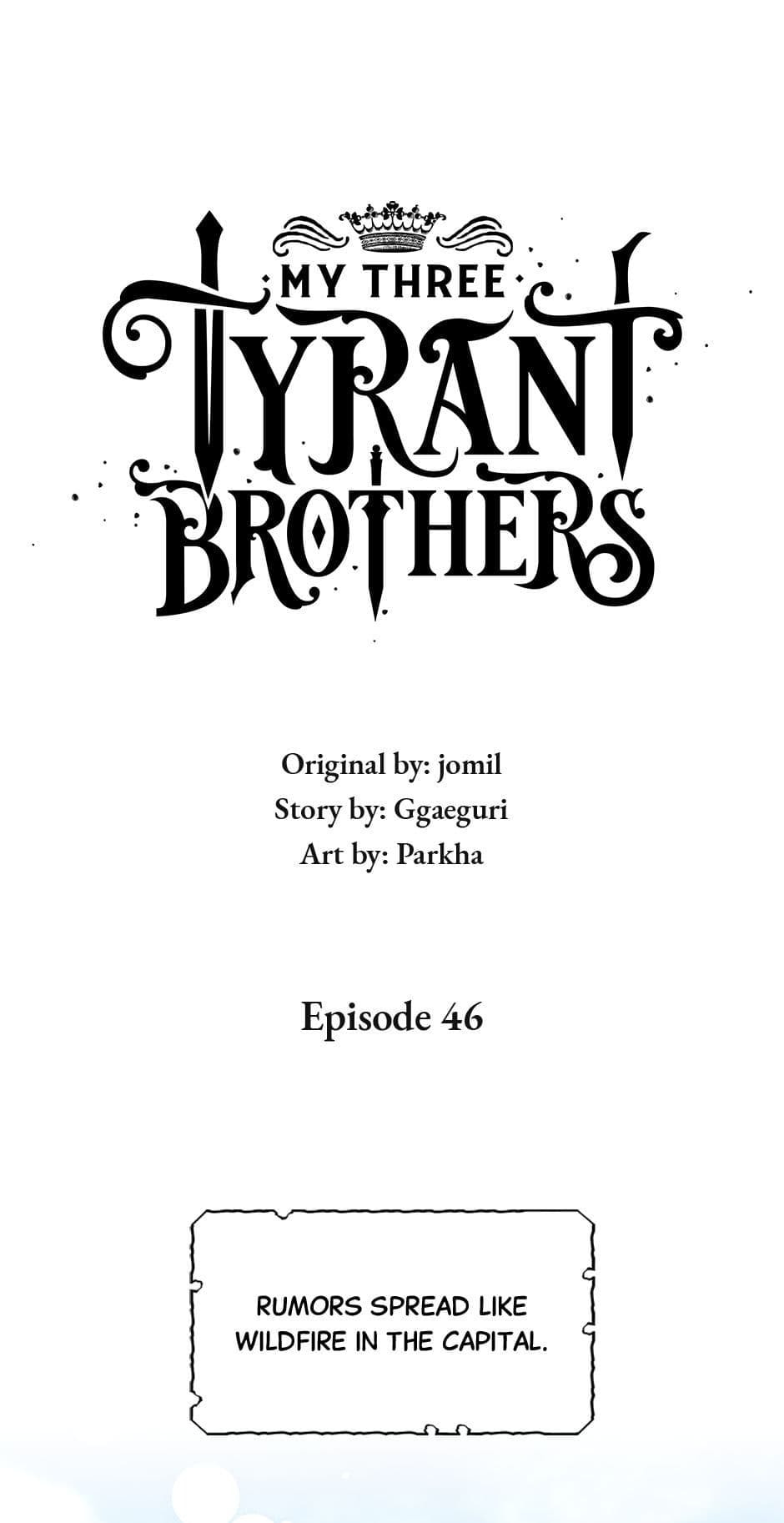 Read My Three Tyrant Brothers chapter 46 image 0 on Lezhin