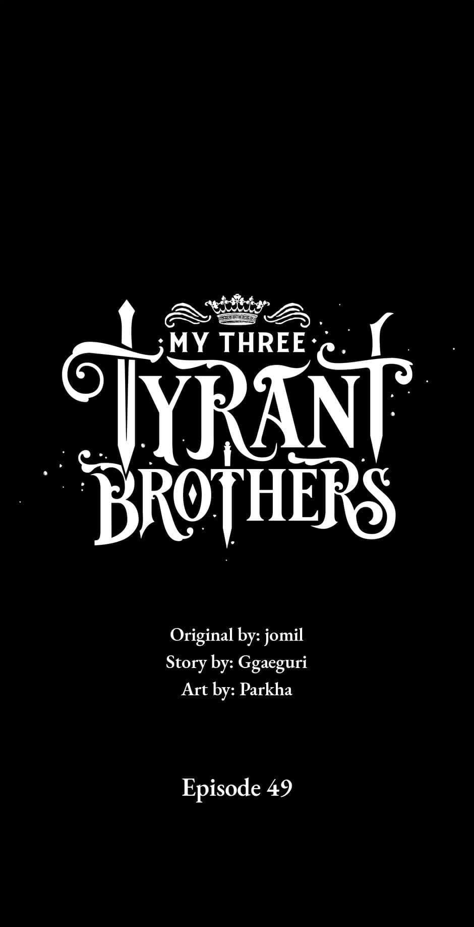 Read My Three Tyrant Brothers chapter 49 image 0 on Lezhin