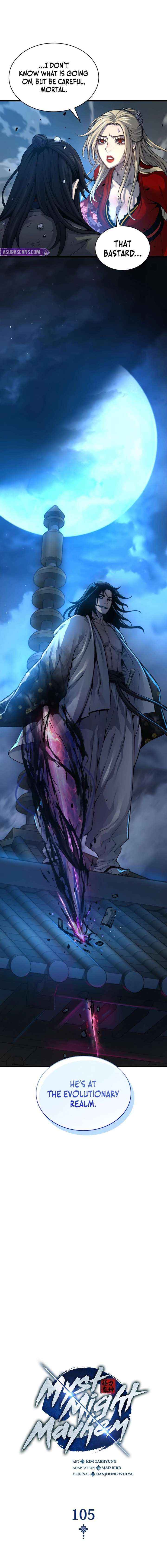 Read Myst, Might, Mayhem chapter 105 image 11 on Lezhin